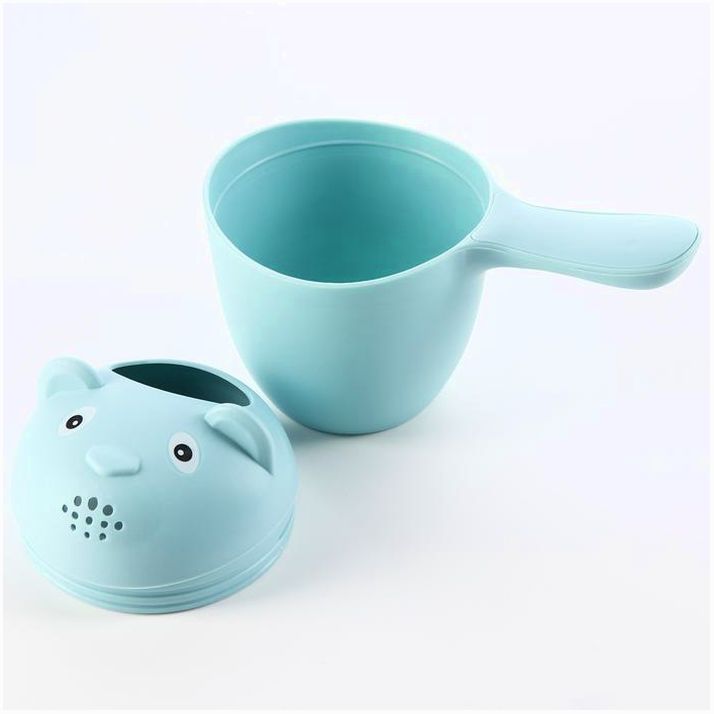 Картинка Ковш для купания и мытья головы, детский банный ковшик, хозяйственный «Мишка», цвет голубой (№7761358) от магазина Мир детей Товары для Новорожденных