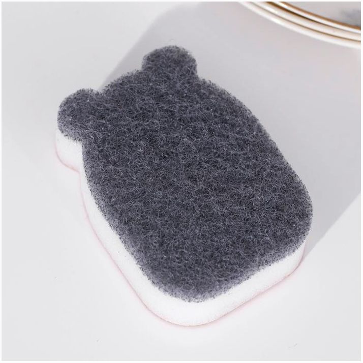 № 7621130 Губка для мытья посуды «Миша» 8,4х6 см