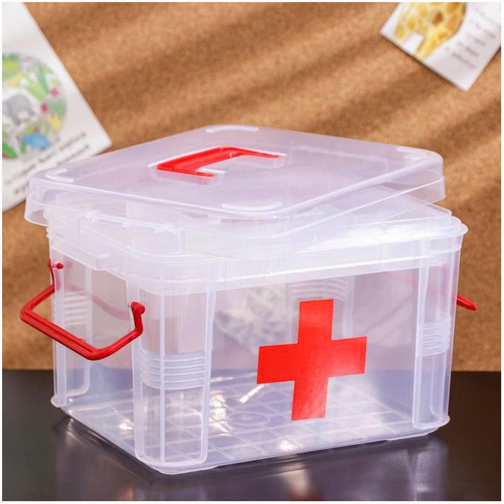 Картинка Аптечка, 24?17?13 см, прозрачный корпус (№4279047) от магазина Мир детей Товары для Новорожденных