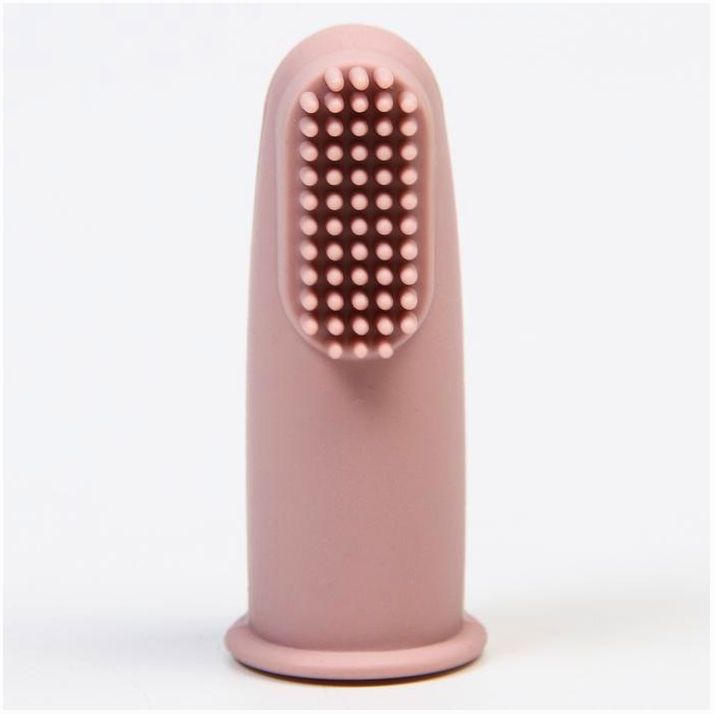 Картинка Детская зубная щетка, прорезыватель - массажер, силиконовая, на палец от 3 мес. (№6913481) от магазина Мир детей Товары для Новорожденных