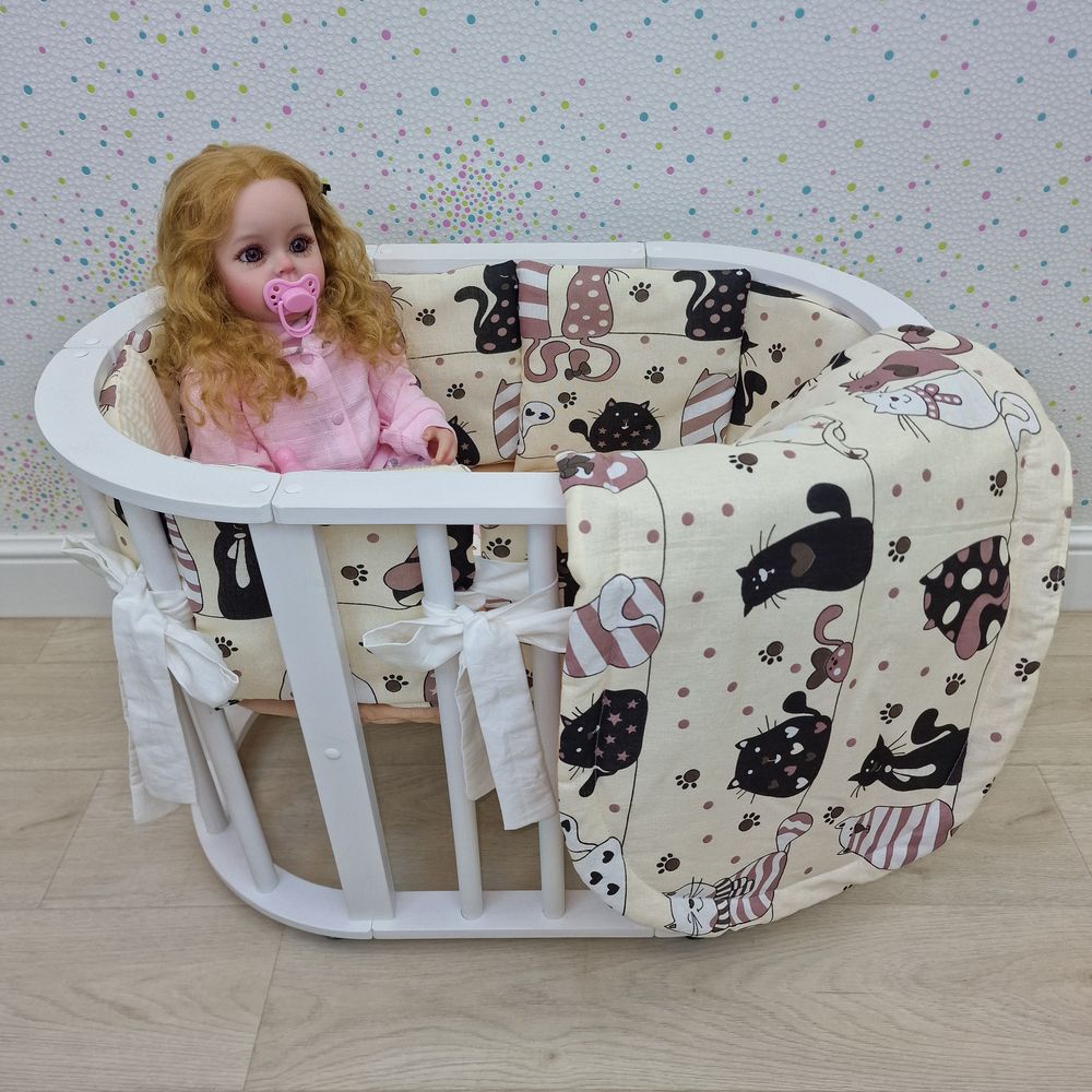 Пеленка для новорожденного с кружевами (бязь) артикул анонс КуклКПБ3_24