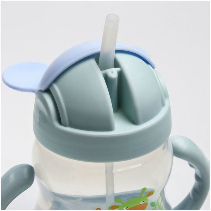 Картинка Поильник с силиконовой трубочкой и ручками, 250 мл., цвет МИКС (№4724443) от магазина Мир детей Товары для Новорожденных