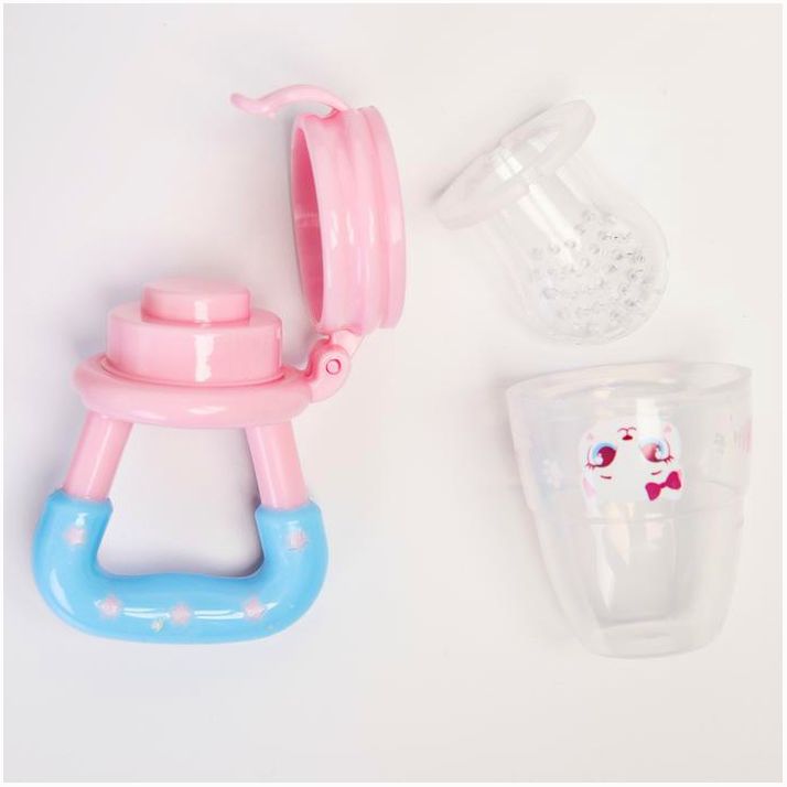 Картинка Ниблер «Самая милая», с силиконовой сеточкой, цвет розовый/голубой (№2357266) от магазина Мир детей Товары для Новорожденных