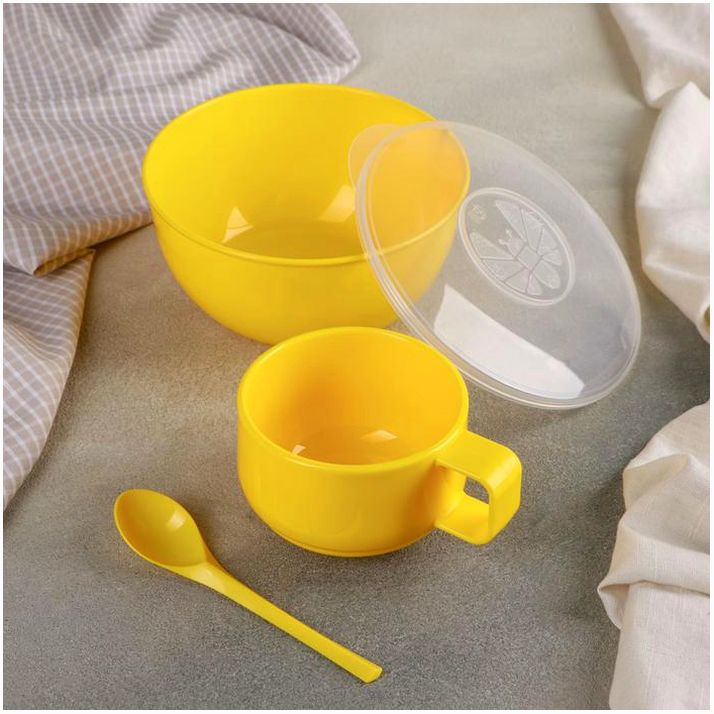 № 1115567 Набор посуды на 1 персону, цвет МИКС