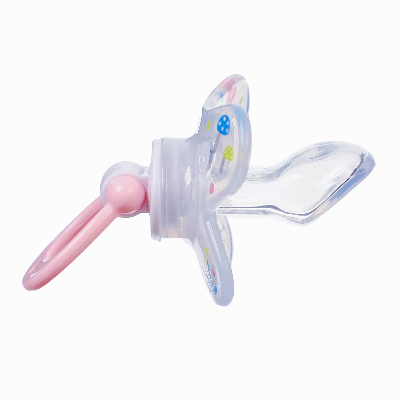 Картинка Набор Соска - пустышка с держателем, SL, ОРТД +12 мес., с колпачком «Зайка», розовый (№9844079) от магазина Мир детей Товары для Новорожденных