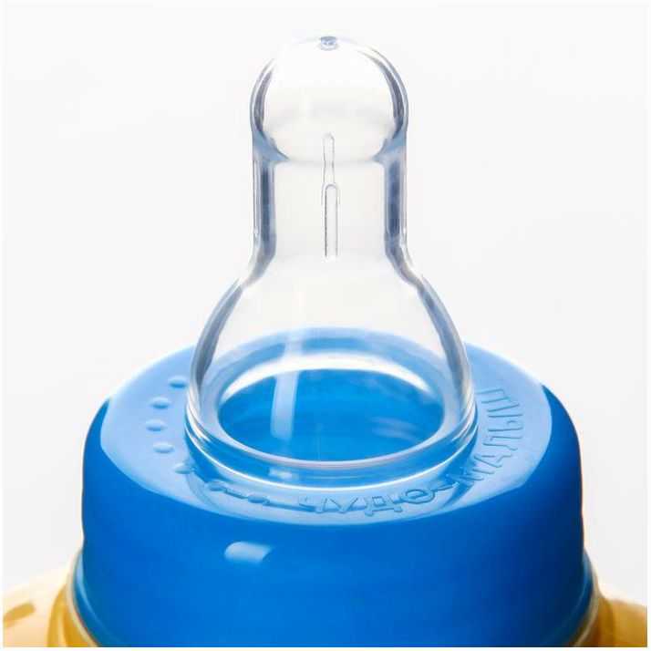 Картинка Бутылочка для кормления «Собачка Лу», классическое горло, 250 мл., от 0 мес., приталенная, с ручками (№7987845) от магазина Мир детей Товары для Новорожденных