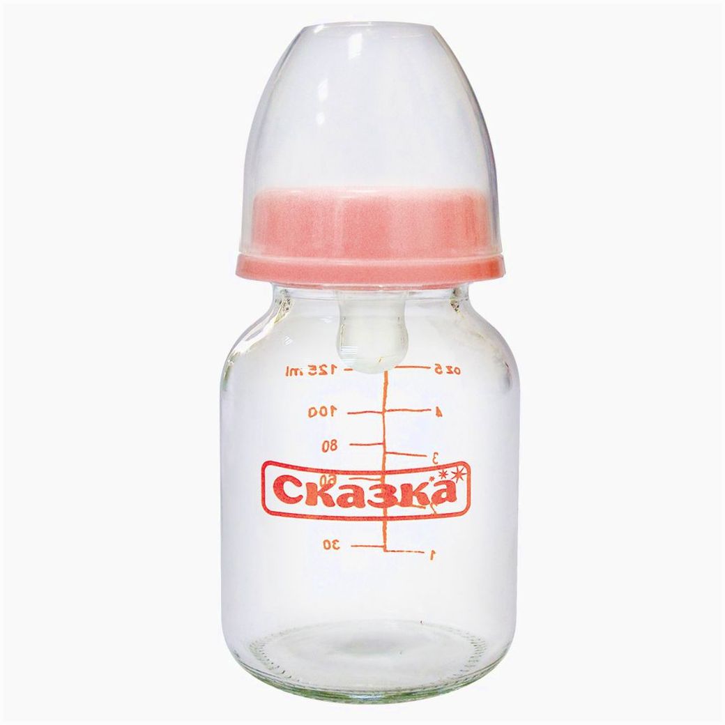 № 1018С Бутылочка классическая (стекло, силиконовая соска)