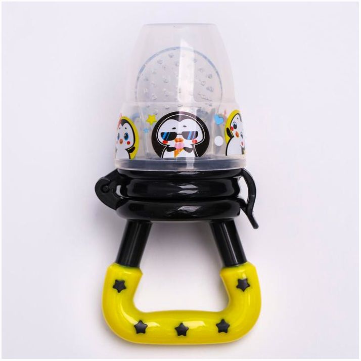 № 4982292 Ниблер для прикорма с силиконовой сеточкой «ТРЕНД. Пингвин»