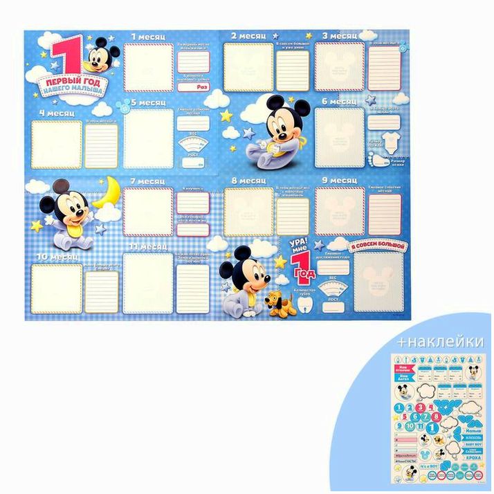 Плакат для новорожденного 