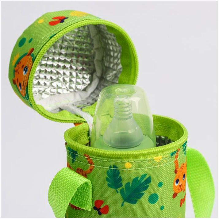 Картинка Термо-чехол для бутылочки «ТРЕНД. Леопард», форма тубус (№4733668) от магазина Мир детей Товары для Новорожденных