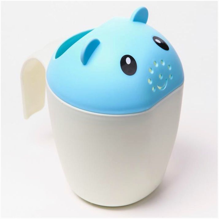 Ковш для купания и мытья головы, детский банный ковшик, хозяйственный «Мышка», цвет голубой артикул анонс 7761348