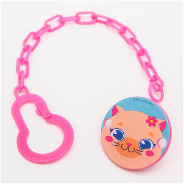 Держатель для соски - пустышки «ТРЕНД. Лапочки», на цепочке, виды МИКС артикул анонс 4733689