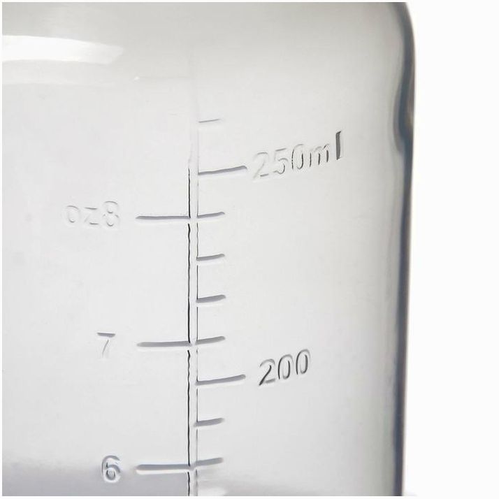 Картинка Бутылочка для кормления, классическое горло, 250 мл., от 3 мес., цилиндр, цвет бирюзовый (№9291669) от магазина Мир детей Товары для Новорожденных