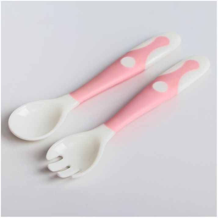 Картинка Набор детских ложек, 2 шт., в контейнере для хранения (№3978650) от магазина Мир детей Товары для Новорожденных