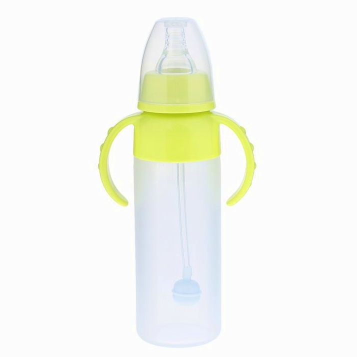 Силиконовая бутылочка для кормления, антиколиковая, 210 мл, от 0 мес., цвет жёлтый артикул анонс 1606638