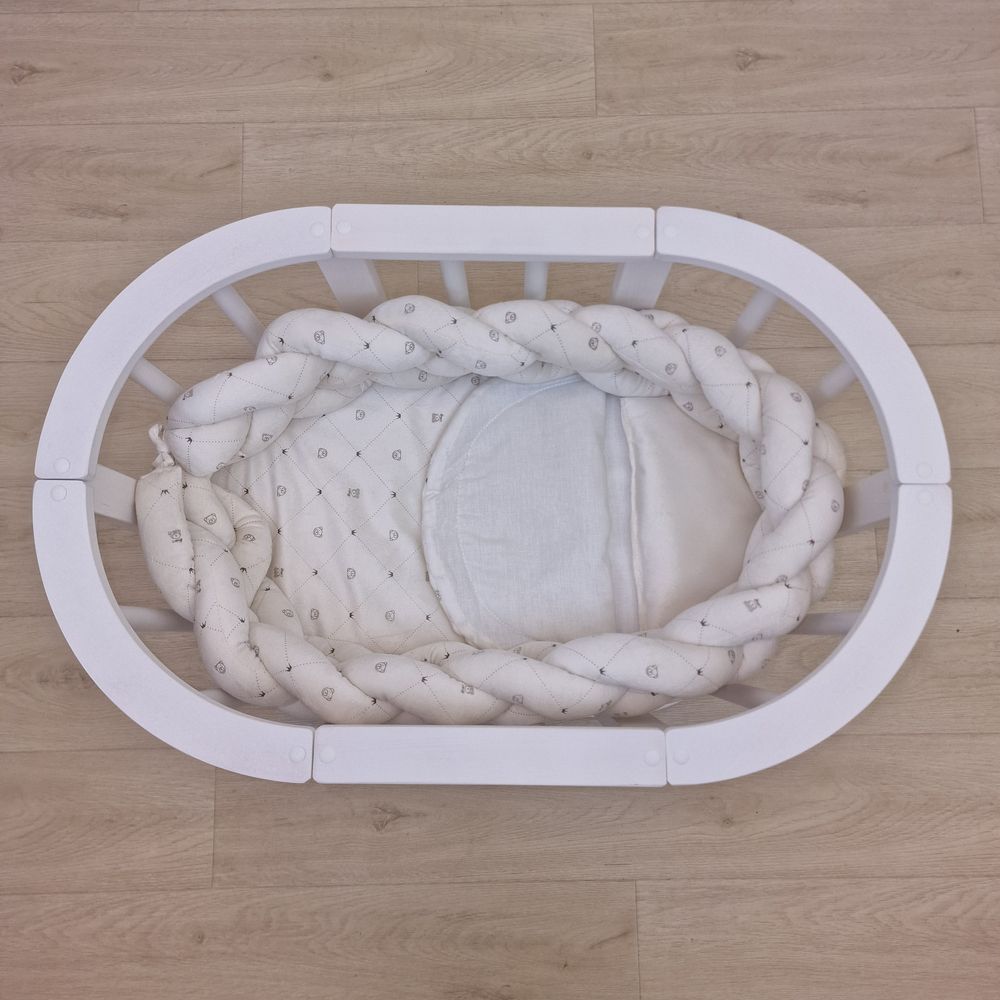 Пеленка для новорожденного с кружевами (бязь) артикул анонс КуклКПБ2_21