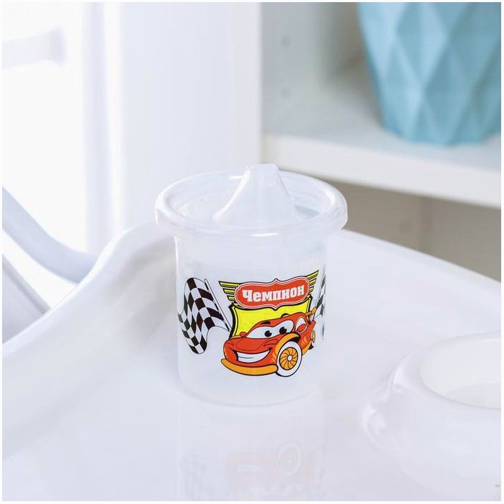 № 3721448 Поильник детский «Чемпион», с твёрдым носиком, 200 мл