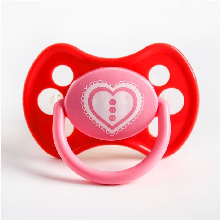 Картинка Соска-пустышка латексная анатомическая «Любимая», с колпачком, от 0 мес., цвета МИКС (№2103031) от магазина Мир детей Товары для Новорожденных