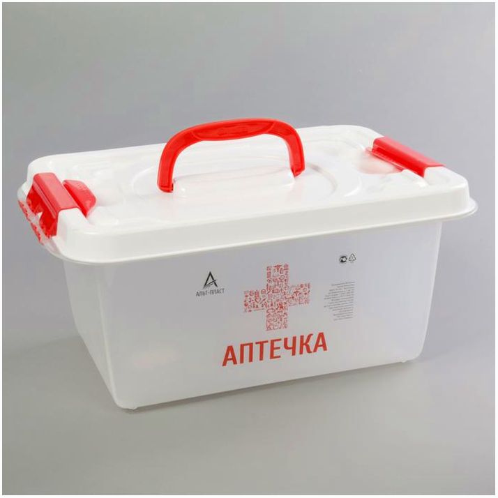 Бокс универсальный «Аптечка», 8 л артикул анонс 3323625