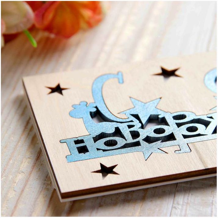 № 3689585 Конверт деревянный резной 