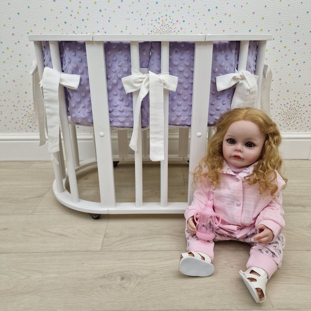 Пеленка для новорожденного с кружевами (бязь) артикул анонс КуклКПБ4_33