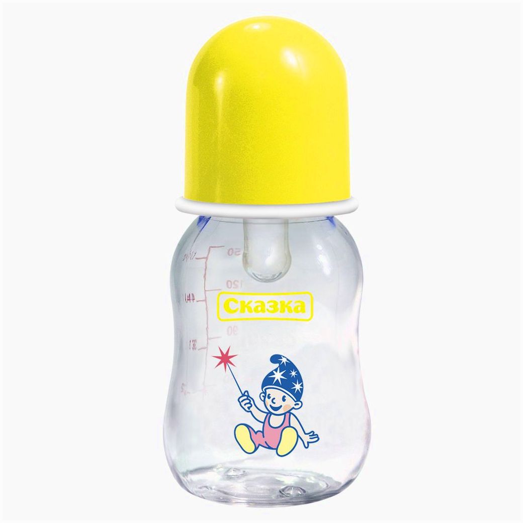 Бутылочка с талией (пластик, силиконовая соска) артикул анонс 1109С