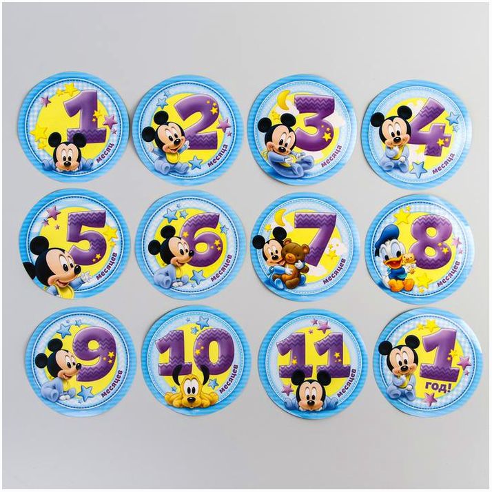 № 4116298 Наклейки для фотографирования, Микки Маус