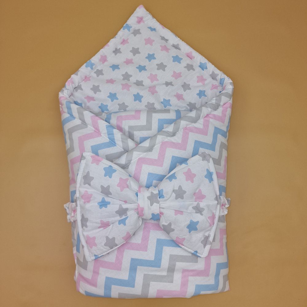 Комплект на выписку 2 пр: одеяло+бант-подушка (бязь) артикул анонс 1872б-1-2_м_24