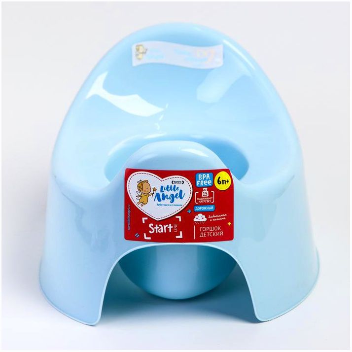 № 597090 Горшок детский Follow Me, цвет голубой пастельный