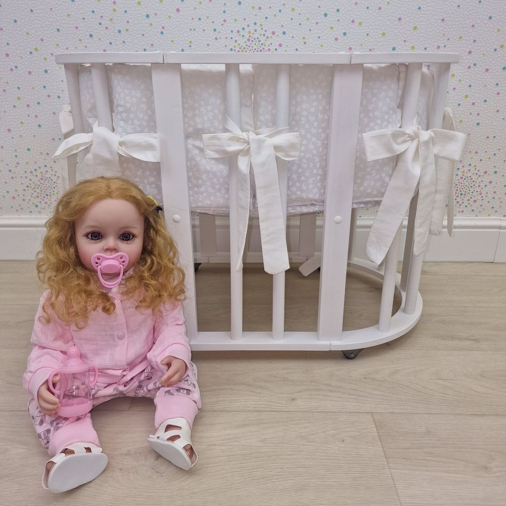 Пеленка для новорожденного с кружевами (бязь) артикул анонс КуклКПБ3_79