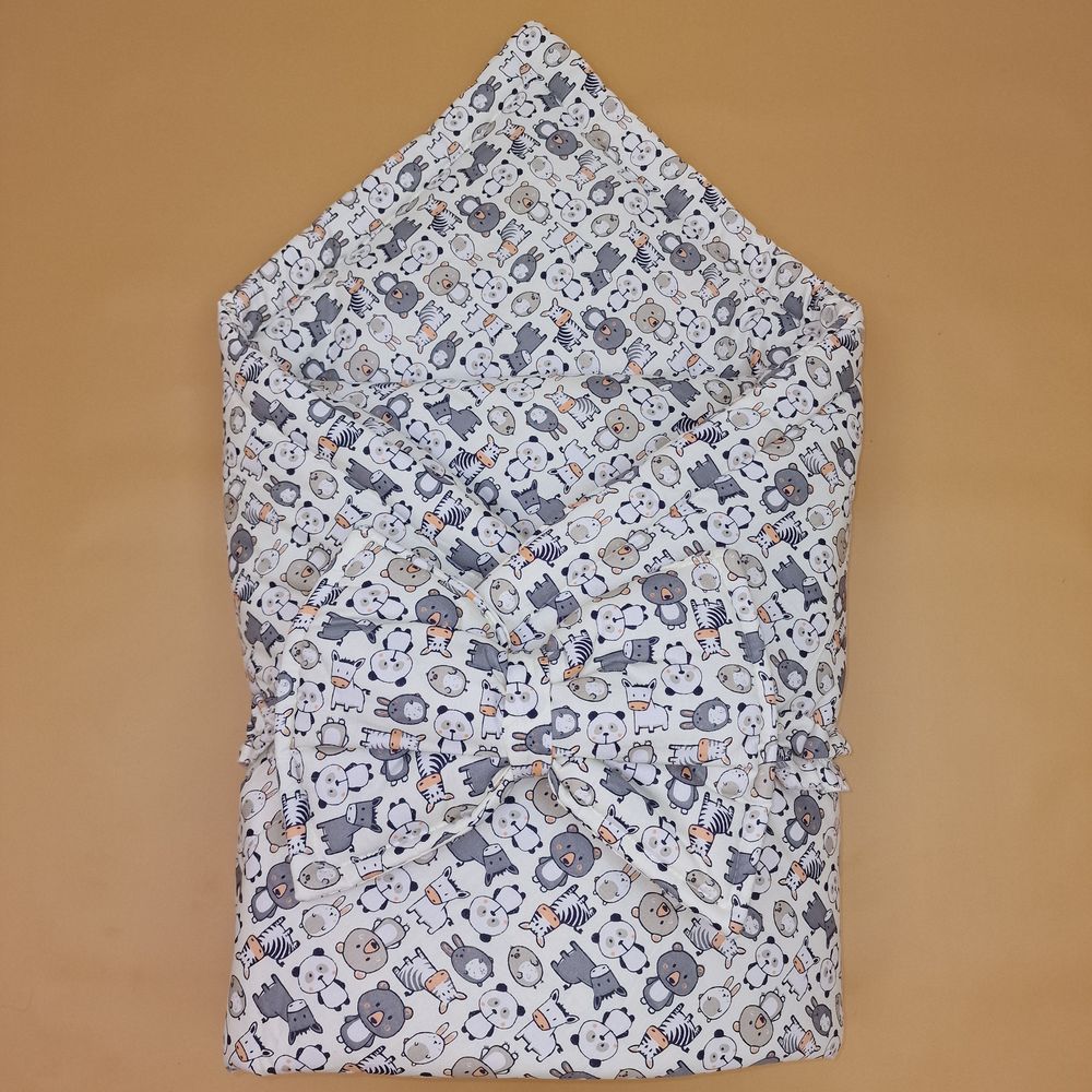 Комплект на выписку 2 пр: одеяло+бант-подушка (бязь) артикул анонс 1872б-1-2_м_04