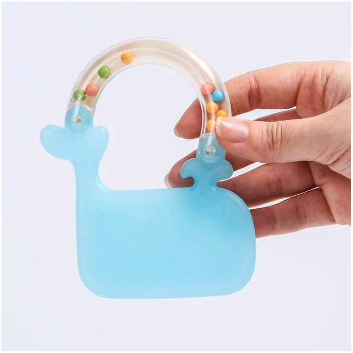 № 4601150 Прорезыватель с погремушкой «Китенок», цвет МИКС