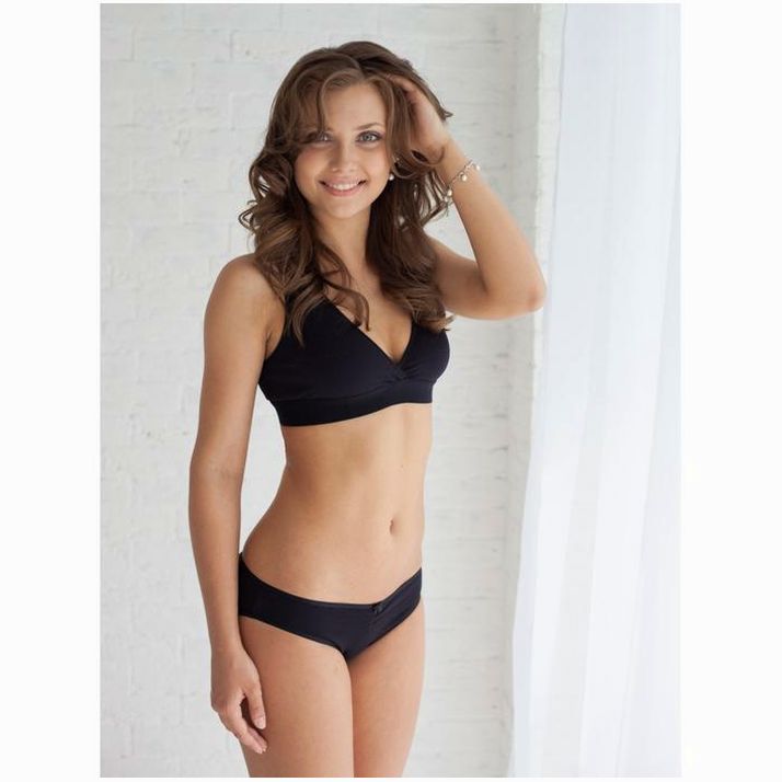 № 5224261 Топ до-послеродовый Anna, цвет черный, размер 75-C