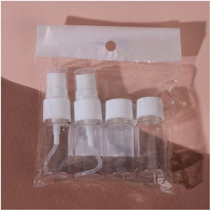 Картинка Набор для хранения, 4 предмета, цвет белый/прозрачный (№1694469) от магазина Мир детей Товары для Новорожденных