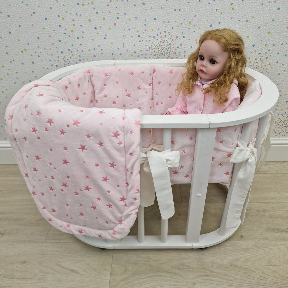 Пеленка для новорожденного с кружевами (бязь) артикул анонс КуклКПБ4_43