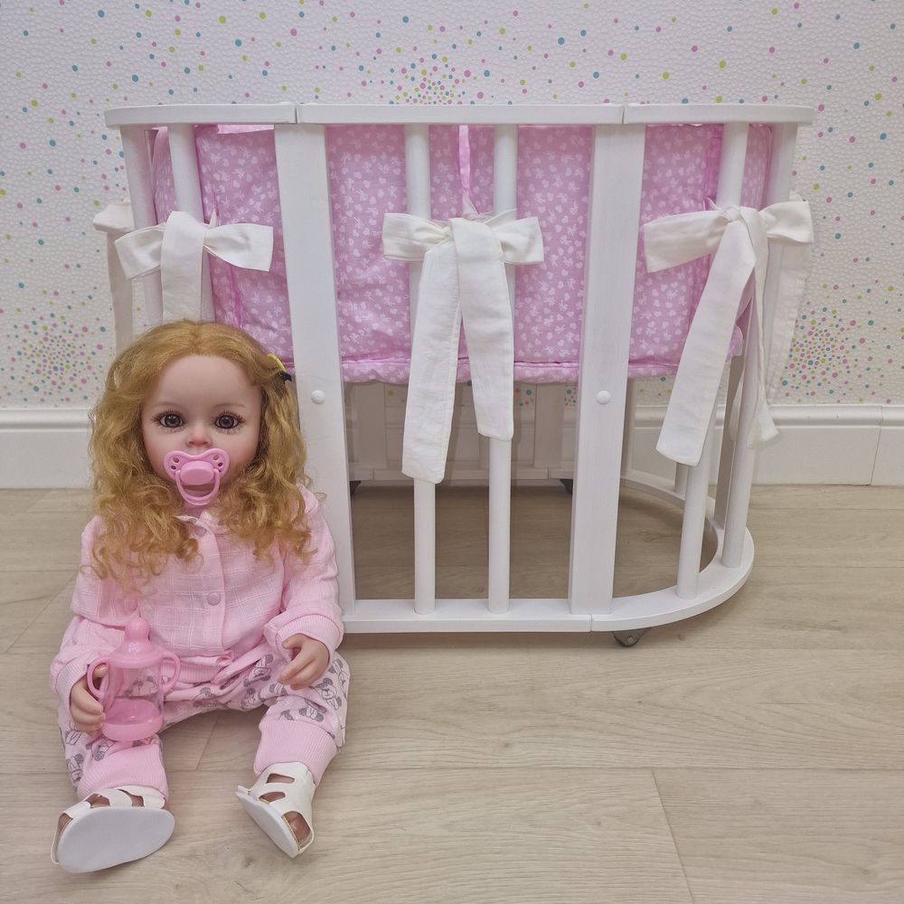 Пеленка для новорожденного с кружевами (бязь) артикул анонс КуклКПБ3_61