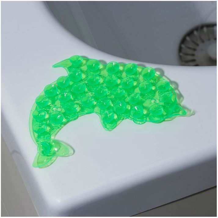 Картинка Мини-коврик для ванны «Дельфин», 11?12 см, цвет МИКС (№471354) от магазина Мир детей Товары для Новорожденных