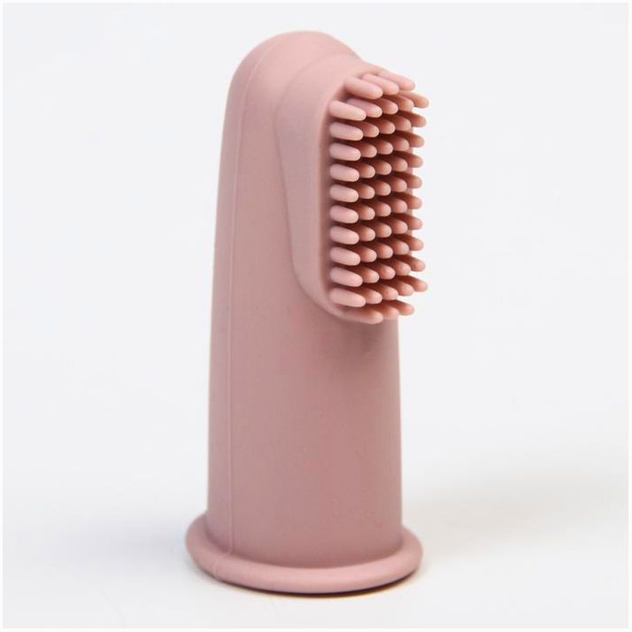 Детская зубная щетка, прорезыватель - массажер, силиконовая, на палец от 3 мес. артикул анонс 6913481