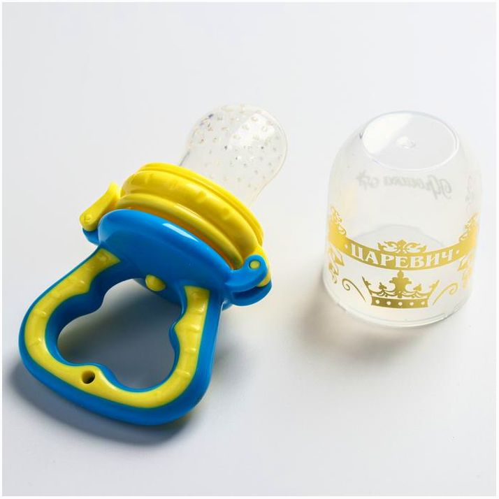 № 1275203 Ниблер с силиконовой сеточкой «Царевич», цвет голубой