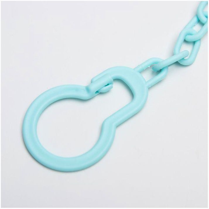 Картинка Держатель для соски - пустышки «Божья коровка», на цепочке, цвет бирюзовый (№4780596) от магазина Мир детей Товары для Новорожденных