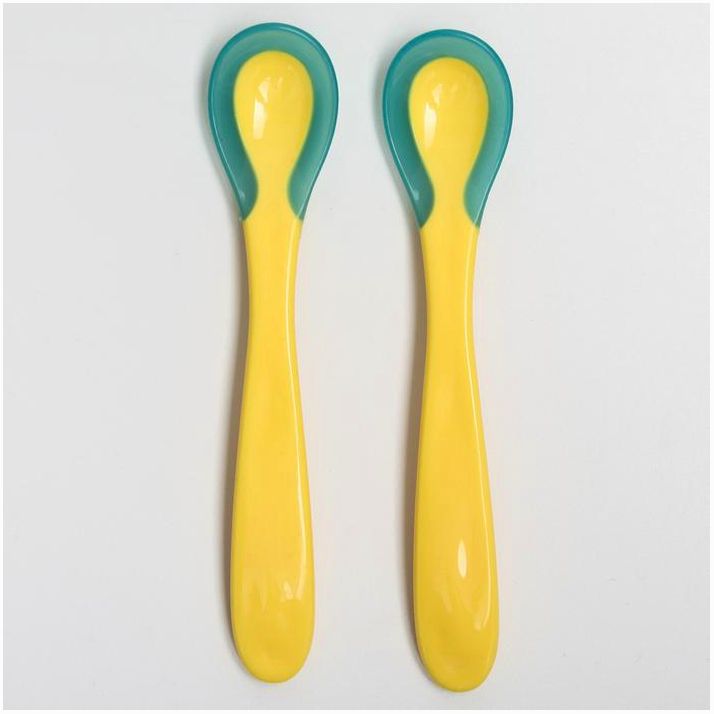 Картинка Набор детских термоложек для кормления, +5мес., 2 шт., цвета МИКС (№2845101) от магазина Мир детей Товары для Новорожденных