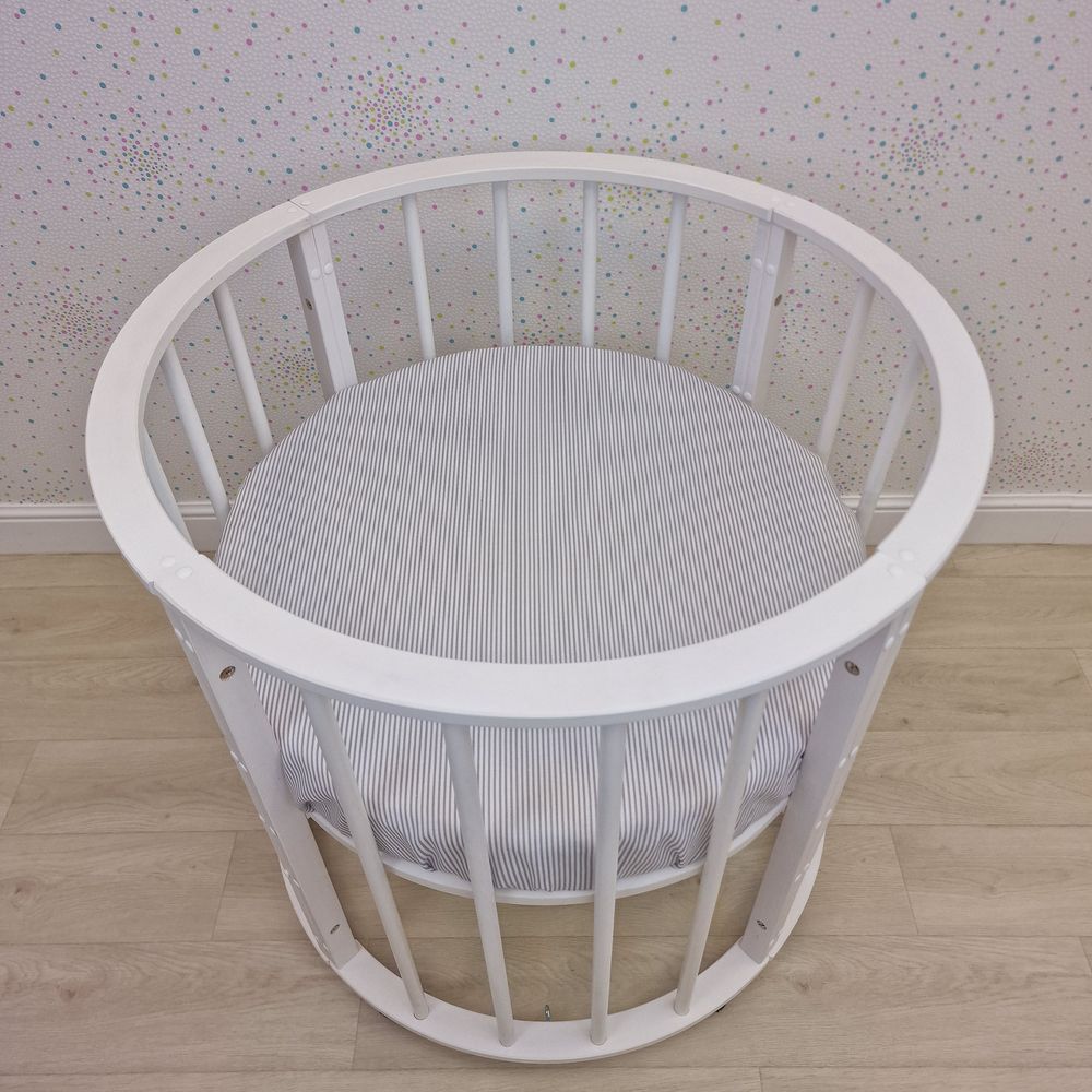 Простыня на резинке на круглую кровать (бязь) артикул анонс 255_31