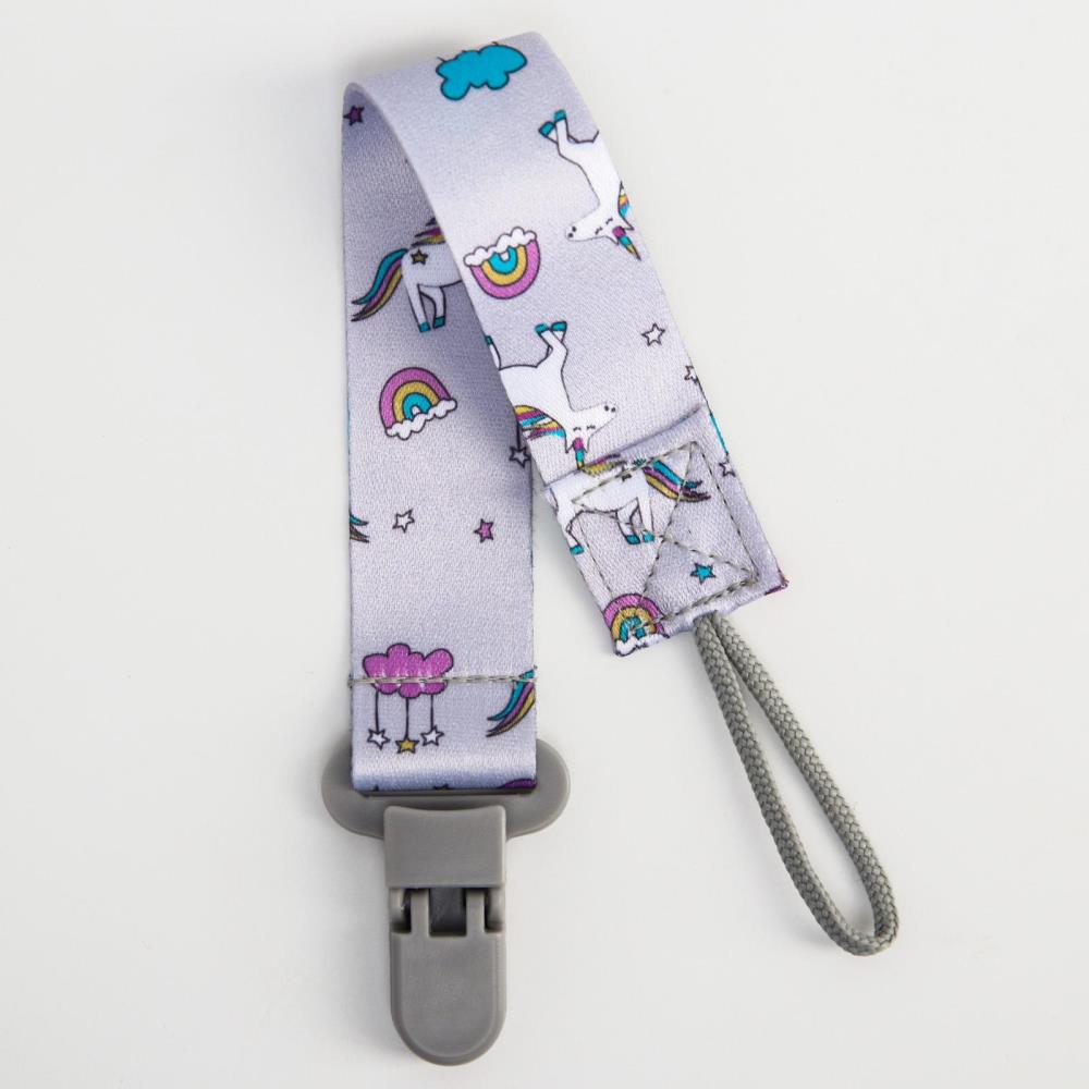 Картинка Держатель для соски - пустышки «Единороги», на ленте (№5421487) от магазина Мир детей Товары для Новорожденных