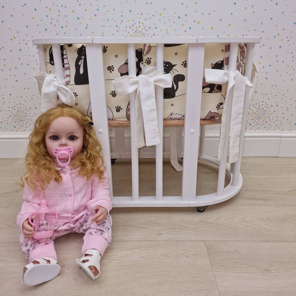 Пеленка для новорожденного с кружевами (бязь) артикул анонс КуклКПБ3_29