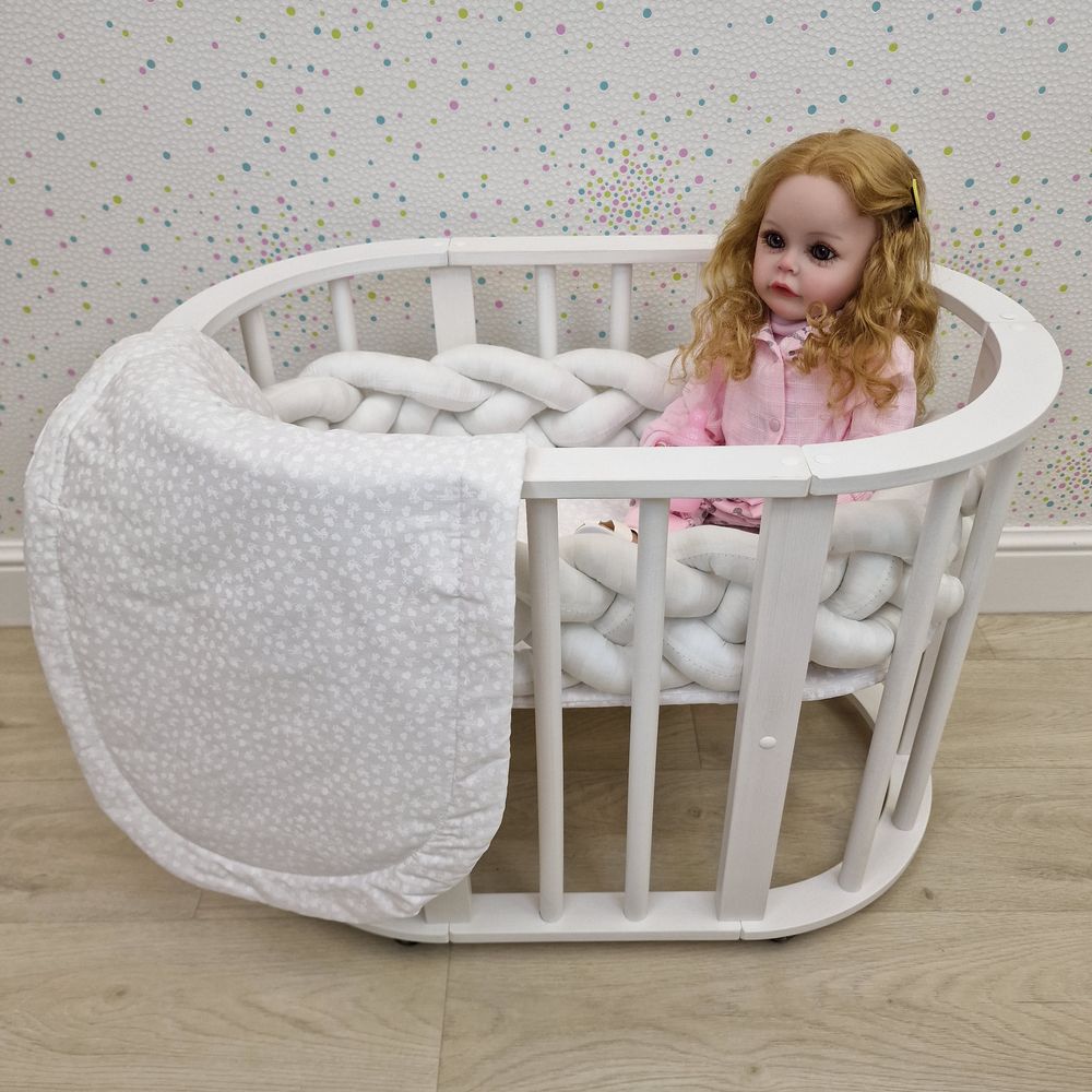 Пеленка для новорожденного с кружевами (бязь) артикул анонс КуклКПБ1_17