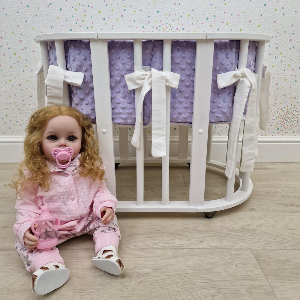 Пеленка для новорожденного с кружевами (бязь) артикул анонс КуклКПБ4_32