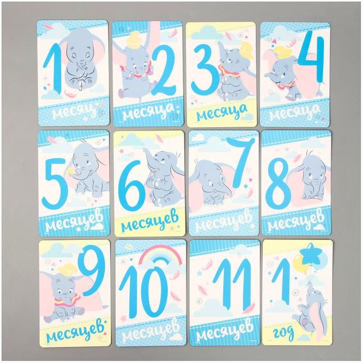 Картинка Набор карточек для фотосессий, Дисней (№4779919) от магазина Мир детей Товары для Новорожденных