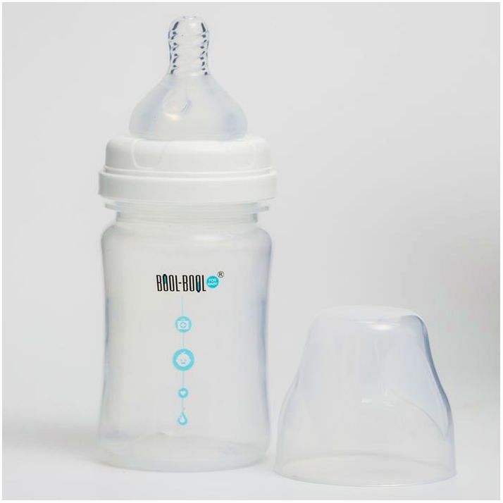 № 5073677 Бутылочка для кормления, широкое горло ULTRA MED, 150 мл., от 0 мес., медленный поток