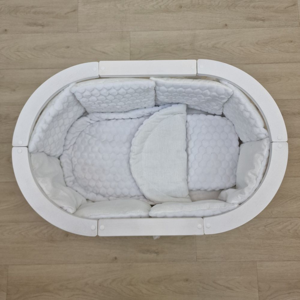 Пеленка для новорожденного с кружевами (бязь) артикул анонс КуклКПБ4_28