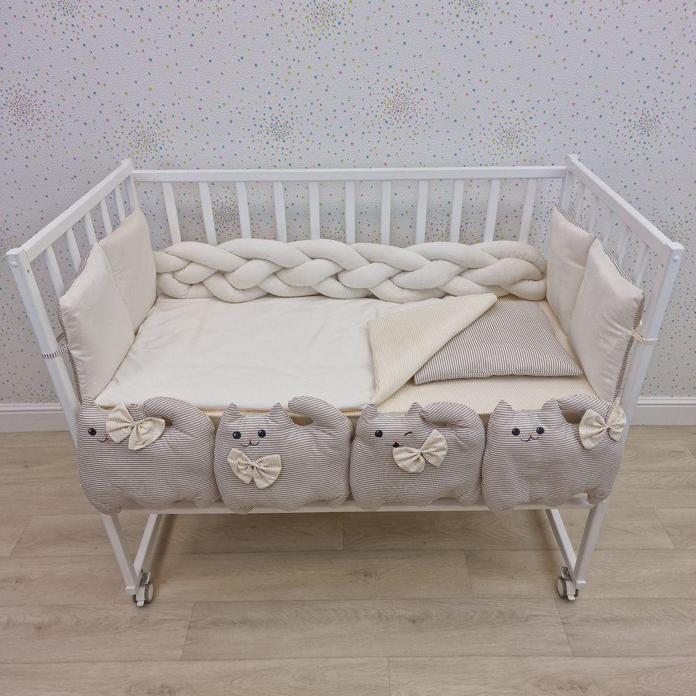 КПБ 16 пр (борт + пододеяльник + одеяло + наволочка + подушка + простынь (плюш/бязь) артикул анонс 1181-0-1бб_05